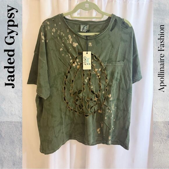 Jaded Gypsy Ot of Touch T-Shirt size S/M NWT - Picture 3 of 7